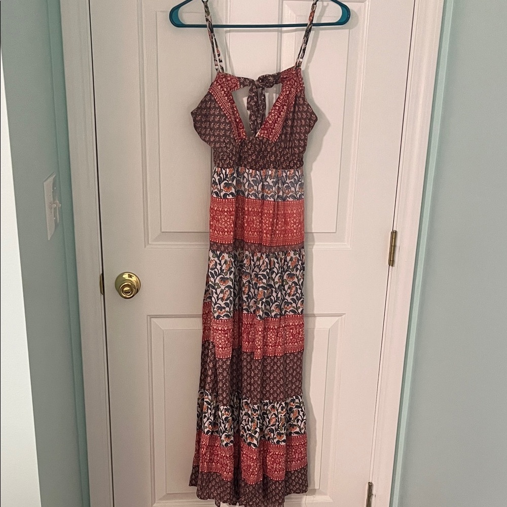 Floral Multicolor Maxi Dress Brand New